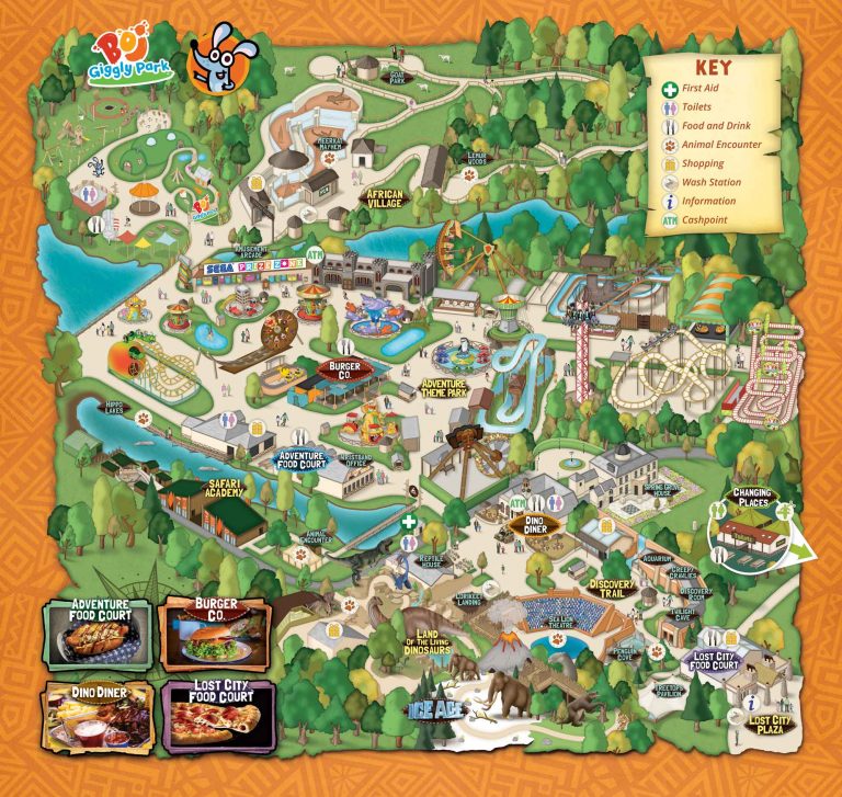 Explorer's-map-2019-opening - Safari Lodges At West Midland Safari Park